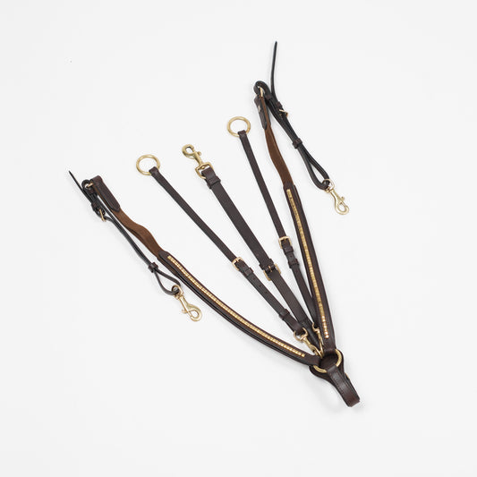 Förbygel + Martingal Golden Brown | Full