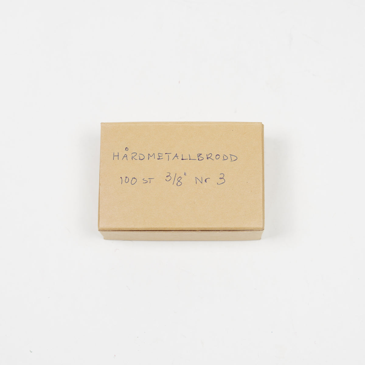 Isbrodd Hårdmetall #3 100st | 3/8''