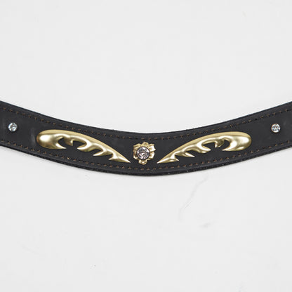 Pannband Black Golden Bling | Full