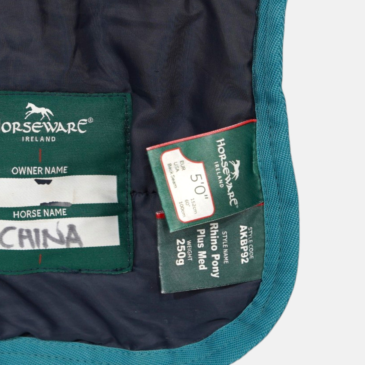 Utetäcke Rhino Pony 250g | 100