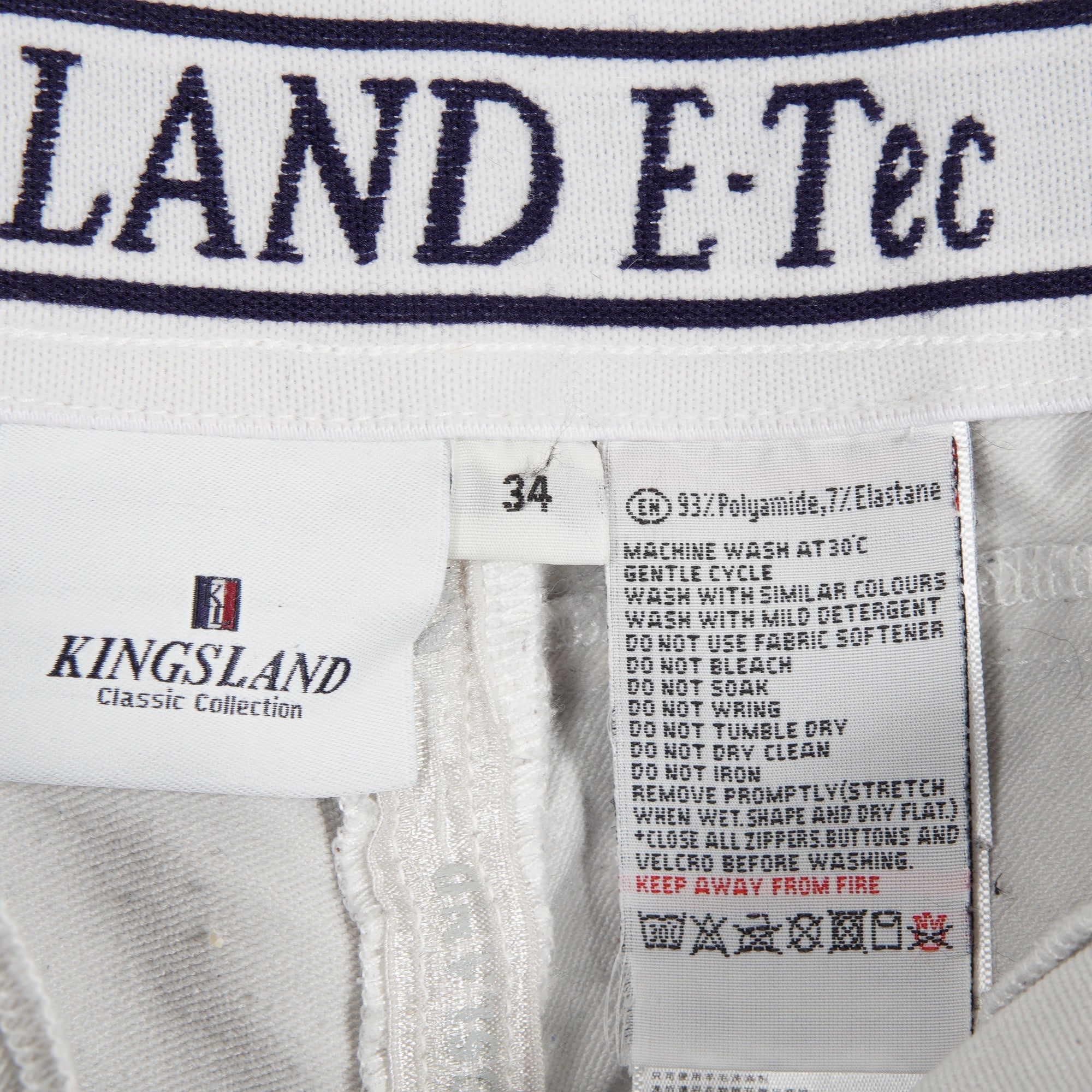 Ridbyxor Halvskodda E - Tec | 34 - Kingsland - Halvskodda ridbyxor - Equipement