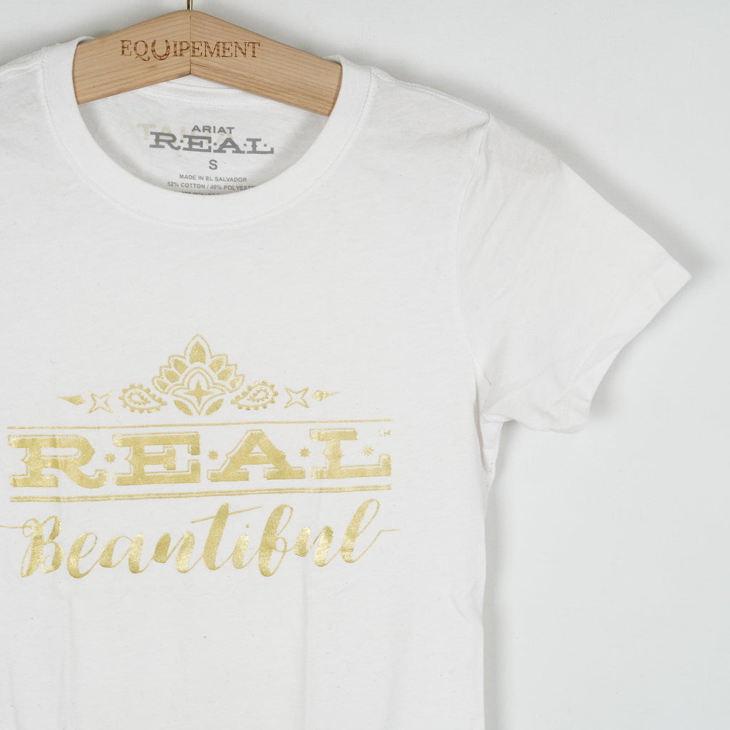 T-shirt "REAL Beautiful" | S - Ariat - Toppar - Equipement
