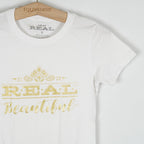 T-shirt "REAL Beautiful" | S - Ariat - Toppar - Equipement