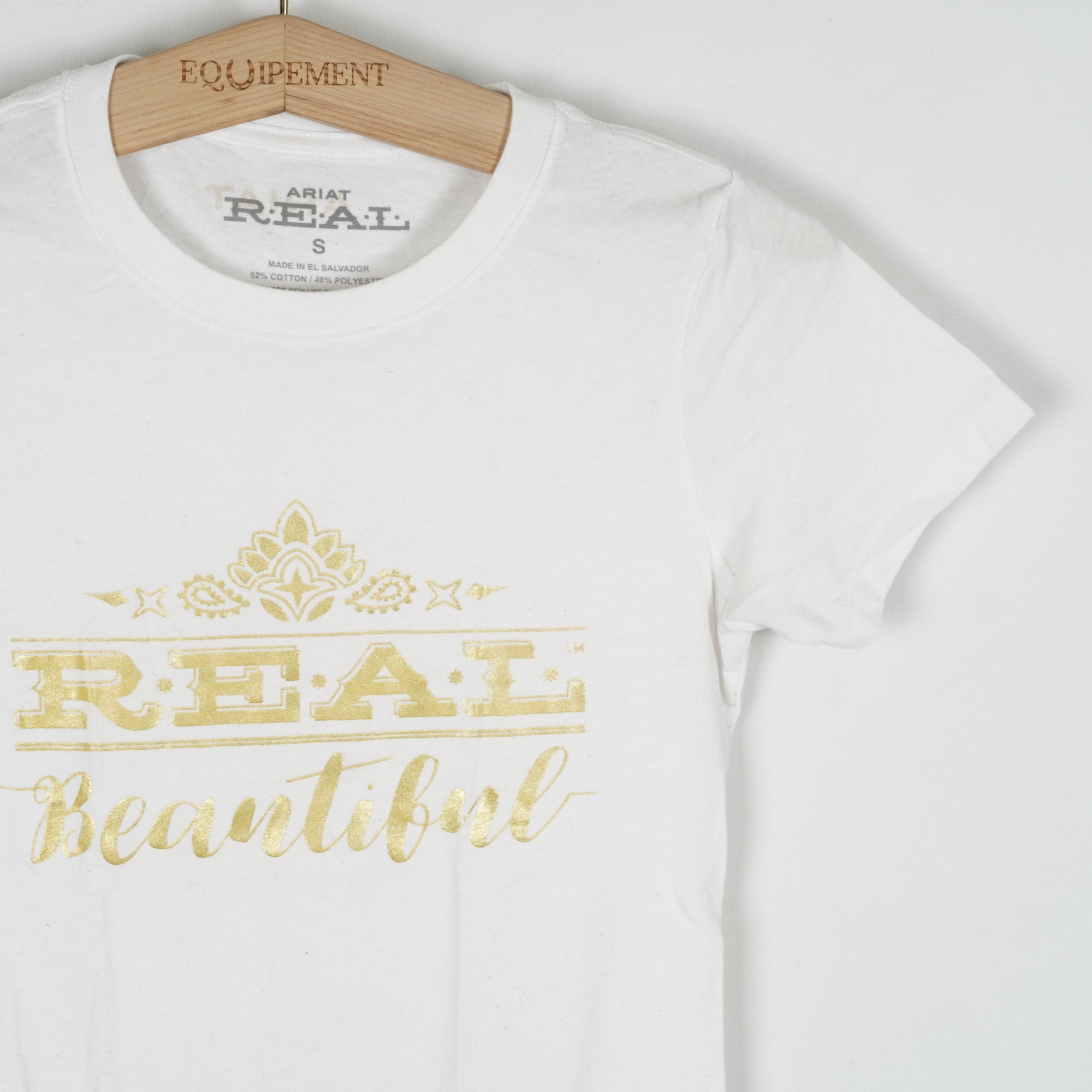 T-shirt "REAL Beautiful" | S - Ariat - Toppar - Equipement